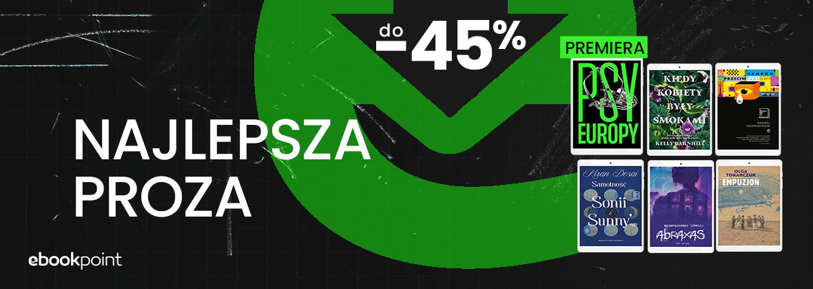 Grafika promocji - Najlepsza PROZA do -45%